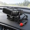 12V or 24V 2-in-1 Car Heater & Coolers, Car Windshield Heater Fan with Warm and Cool Operation, Adjustable Aiming Support and Attached Vehicle Power