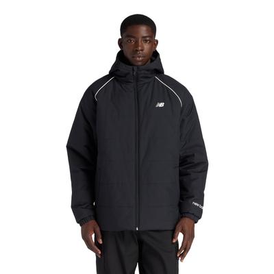 New Balance Short Padded Bench Coat Black Men's (AMJ53172) Size M