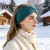Winter Knitted Headband for Women Headband, Twist Knot Thick Warm Ear Knotted Hair Styling Warmers, Cozy Head Wrap Cold Weather Autumn Accessories