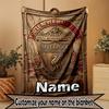 Custom Name Personalized LFC Print Blanket, Home Decor, Bedroom, Sofa, Camping, Couch, Gifts for Birthday Christmas