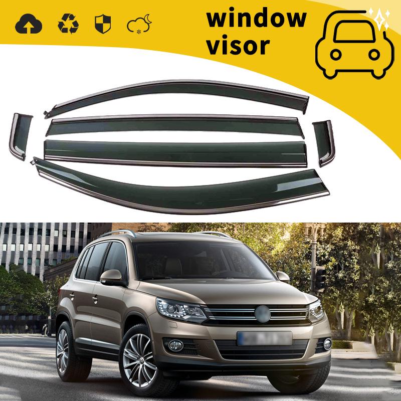 Volkswagen Tiguan (09-21) Door Rain Visor Shield - Modified Decoration