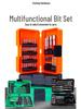 Multifunctional Electric Screwdriver & Bit Set - Complete Styles, Resistance, Wrench & Socket.