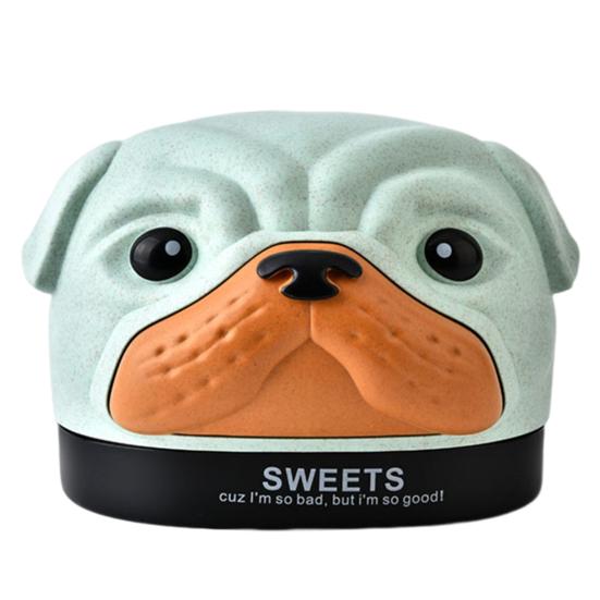 Praktiškas nuimamas daugiafunkcis mielas animacinis šunų servetėlių dėžutė tualetinio popieriaus laikiklis kanceliarinių reikmenų servetėlėms
