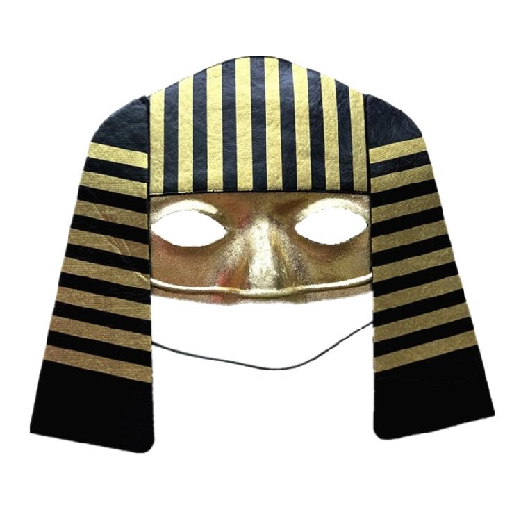 Костюм египетского фараона Золотая накидка плащ обертка Египетская маска Маска фараона Маска на пол-лица для Хэллоуина Косплей вечеринки