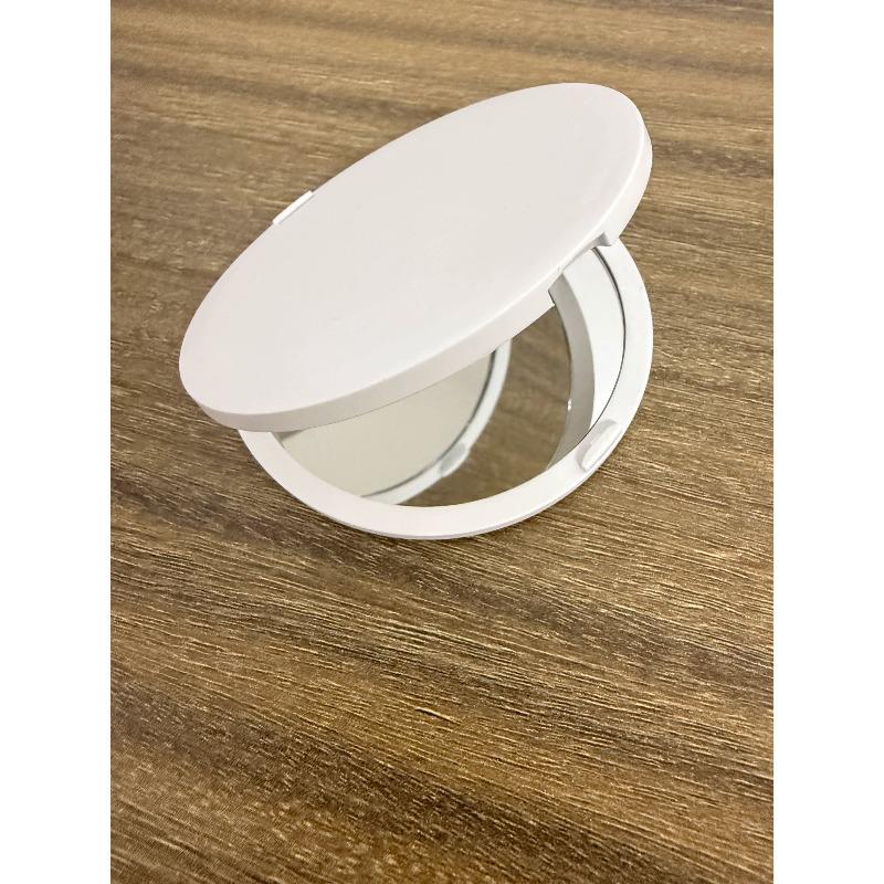 Portable Handheld Mirror Ultra-thin Mirror Round Folding Mirror 80*8mm белый