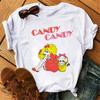 Anime Candy Candy T-shirt Clothes for Women Japanese Manga Short Sleeve Graphic Tee Y2k Kawaii Casual Tops Women's Sumer Clothes