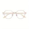5PCS Anti-Radiation Anti Blue Ray Eyeglasses Replaceable Lens Computer Glasses Oval Frame Women Men Unisex