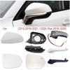 LHD Changan CS15 2019-2021 CS35 Plus 2018-2020 Side Mirror Turn Light Lamp Lens Rearview Mirror Frame Bottom Cover Vehicle Mirror Cap(with Heated
