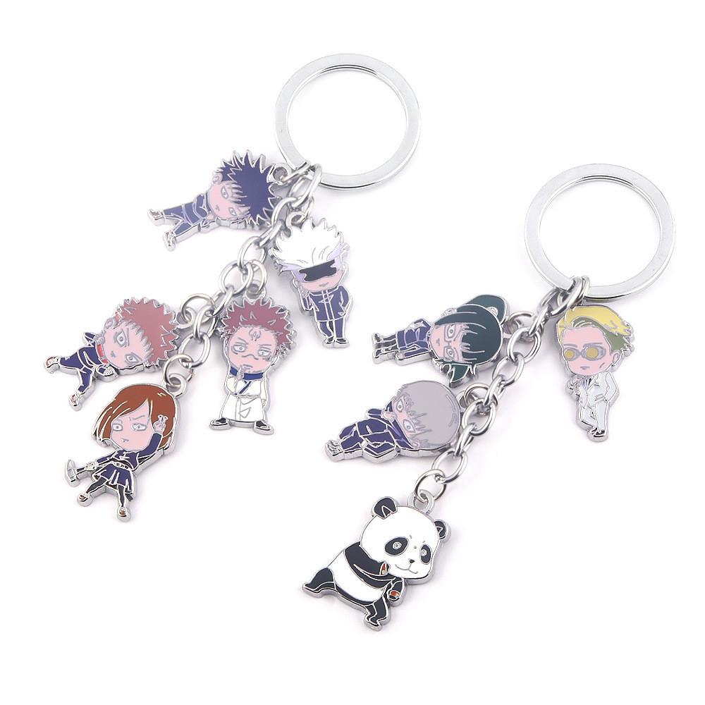 Jujutsu Kaisen Keychain With Cartoon Characters For Gift And Travel Souvenirs