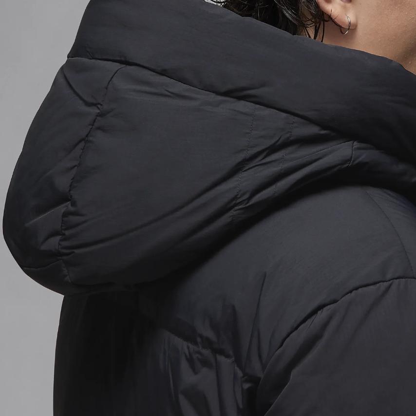 Jordan Flight Therma-Fit Comfortable Stylish Solid Color Parka Men Outerwear Black FV7269-010