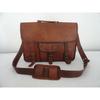 Vintage Dokumentmappe Satchel Mykt Skinn Laptop Messenger Bag Skulder Ny