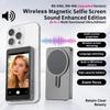 Vlog Selfie Monitor Screen Magnetic USB Rechargeable Wireless Screen Mirroring Phone Back Camera Selfie Live Streaming Monitor Screen