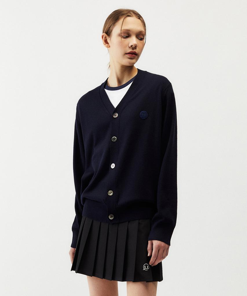 Mayol Smile Wappen Cardigan_Navy