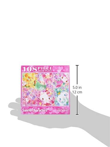 Beverly (BEVERLY) [Made in Japan] Beverly 108-Piece Jigsaw Puzzle Florarium Surrounded by Flowers (18.2 x 25.7 cm) 108-842 Pink