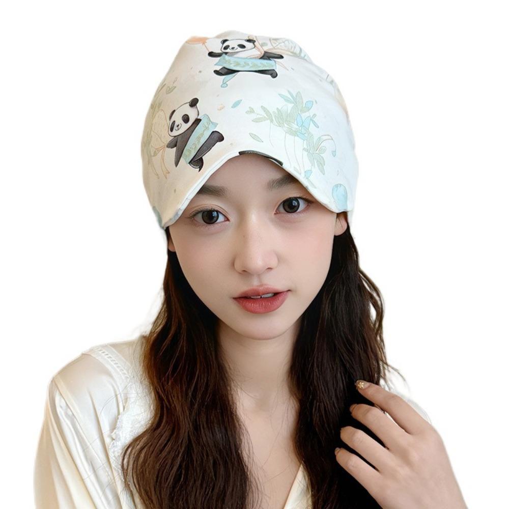 Eye Mask Postpartum Confinement Hat 2in1 Women's Sleep Cap Postpartum Cap  Hair Accessories