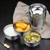 Jingchuyuan 304 Stainless Steel Double-Wall Insulated Bowl