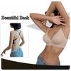 Women's U Shaped Backless Bra Sports and Push Up Underwear Girls' Manga Style Bra Comfortable and Breathable Triangle Cup Bra