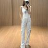 Lulu Parachute Cargo Pants - Women's Mid-High Waist, Sporty, Casual, Loose Fit with Straight Leg