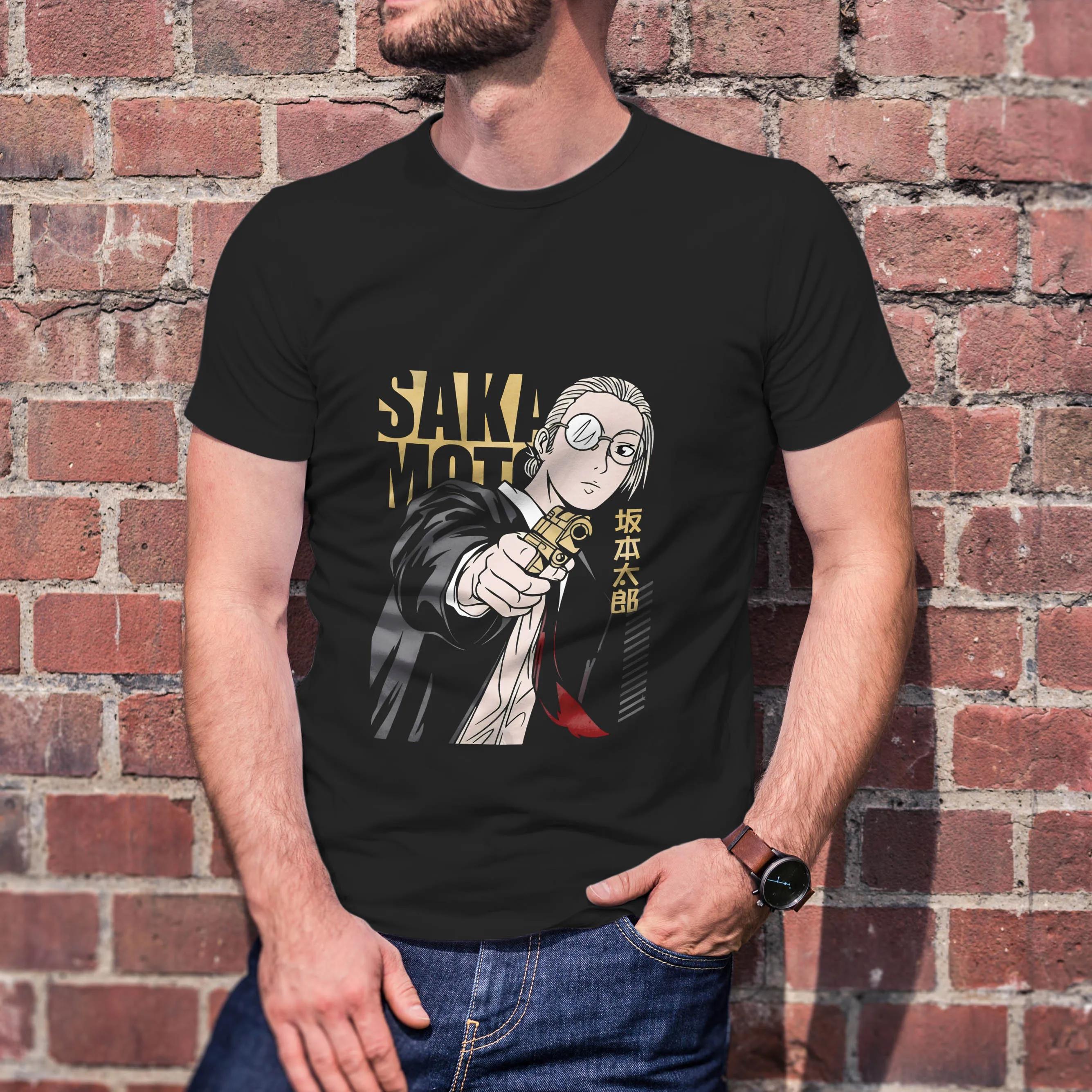 

Anime 2025 Sakamoto Days T shirt gift graphic men s and women s 100% cotton crewneck short-sleeved casual T-shirt - Men s Su... S разноцветный