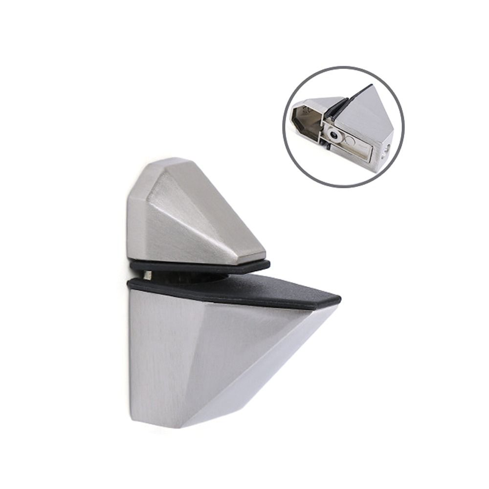 Bracket Wall Mount Frameless Brackets Glass Shelf Holder Glass Door Clamp Cabinet Door clip