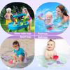 Bath Toys for Toddlers 13 Soft Rubber Easy Clean Pink Baby Bath Toys Sensory Play 3 Pack