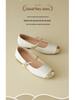 Augusden Women's 2025 Mary Jane Summer Shoes: Beautiful, Skirt-Friendly, Shallow Mouth, Leather Commuting Flats