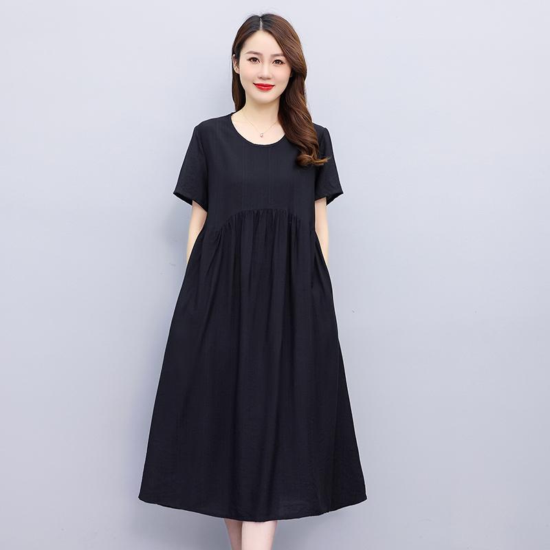 Elegant Long Dresses for Women  Short Sleeve Casual Women's Dress