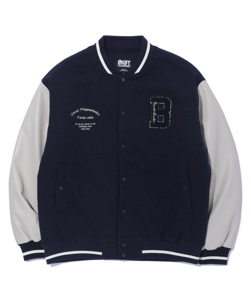 Bunkerbuster Arch Direction Varsity Padded Jumper Navy (Mo1Ju009-066)