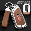 Vrdpn5 Suitable for Seat Ateca Leon FR 2 Ibiza Zinc Alloy Car Key Cover High-end Genuine Leather Car Key Case Buckle Auto Accessories
