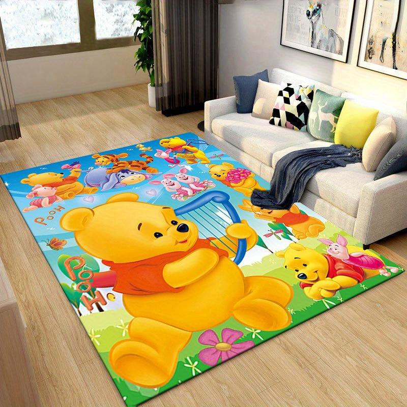 1pc Winnie the Pooh Pattern Carpet Area Rug Non-slip Carpet Hand Washable Floor Mat Suitable For Living Room Bedroom Home Decor Room Decor C