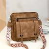 Vintage Umhängetasche Damen Große Kapazität Pendler Schultertasche Crossbody-Tasche