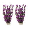 2lots Artificial Silk And Plastic Water Plant Colorful Simulated Underwater for Home Or Office Aquariums