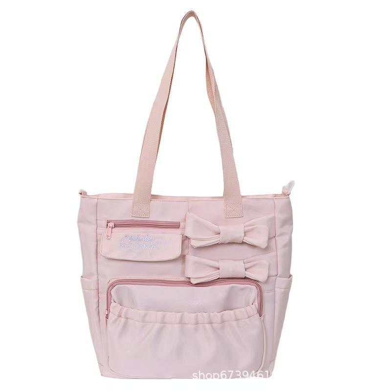 Schoolbag Japanese ins schoolbag female junior high school female college student high value backpack new bag bow backpack tide