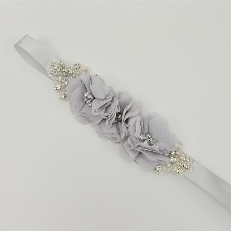 

Элегантный пояс ручной работы с цветами и стразами, пояс из бисера, свадебная лента, пояс для свадебного платья, 29 цветов для свадебных платьев