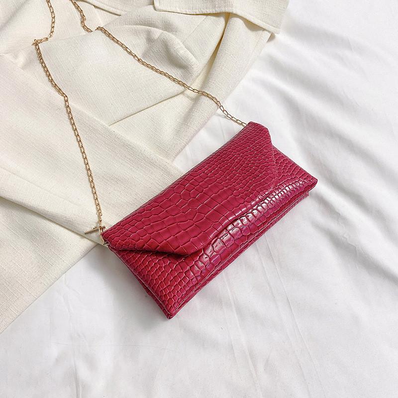 

Stylish Small Square Bag For Women Chic Korean Fashion Shoulder Crossbody Handbag маджента