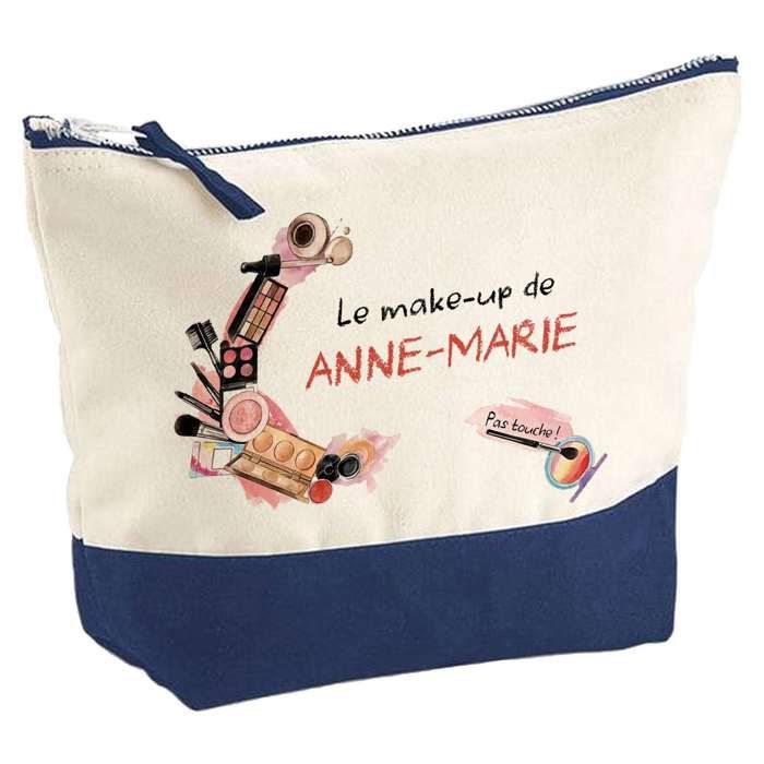 Trousse de maquillage - PLANETEE - Anne-Marie Mon make-up - Grand format - Coton - Impression HD
