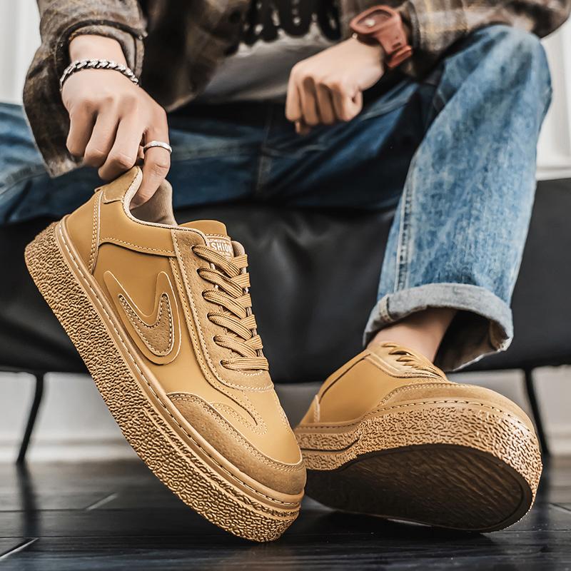 Men 's Casual Four Seasons Fashion Students Skateboarding Comfortable Sneakers Boys Trending Soft Sole Breathable Shoes