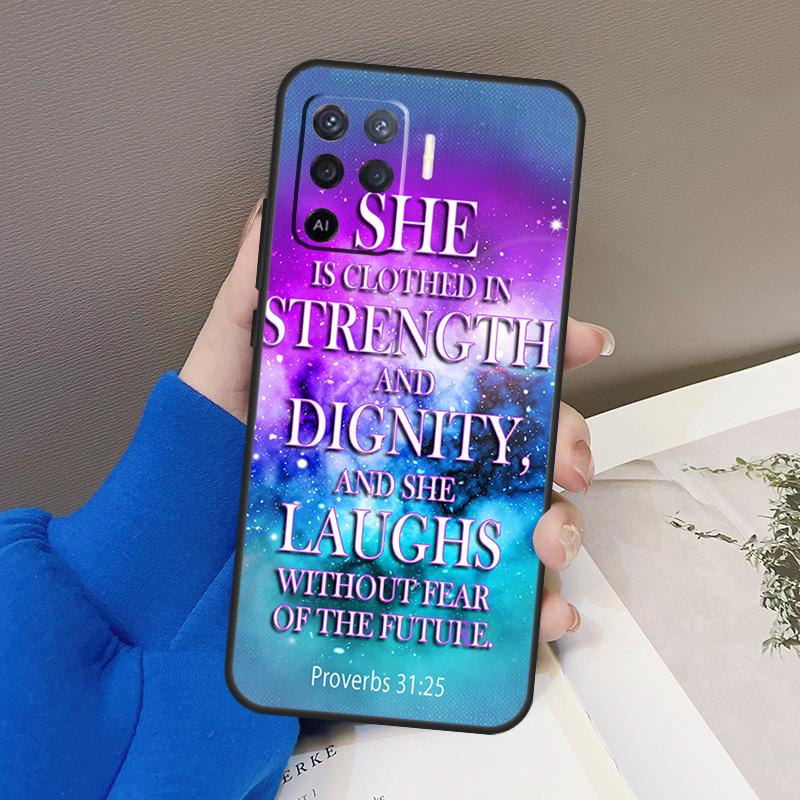 

Christian Jesus Christ Bible Verse Case For Oppo A76 A16 A96 A17 A18 A60 A80 A40 A38 A58 A78 A98 A94 A74 A54 A15 A57 A77 A5 Pro OPPO A5 Pro 5G