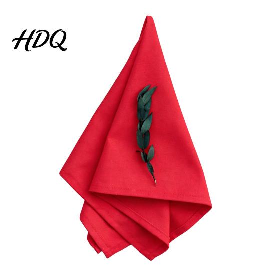 Soft Fabric Napkins Rustic Cloth Napkin 16 Inch Solid Color Linen Machine Kitchen Washable Farmhouse Style Napkin for Wedding Bridal Shower