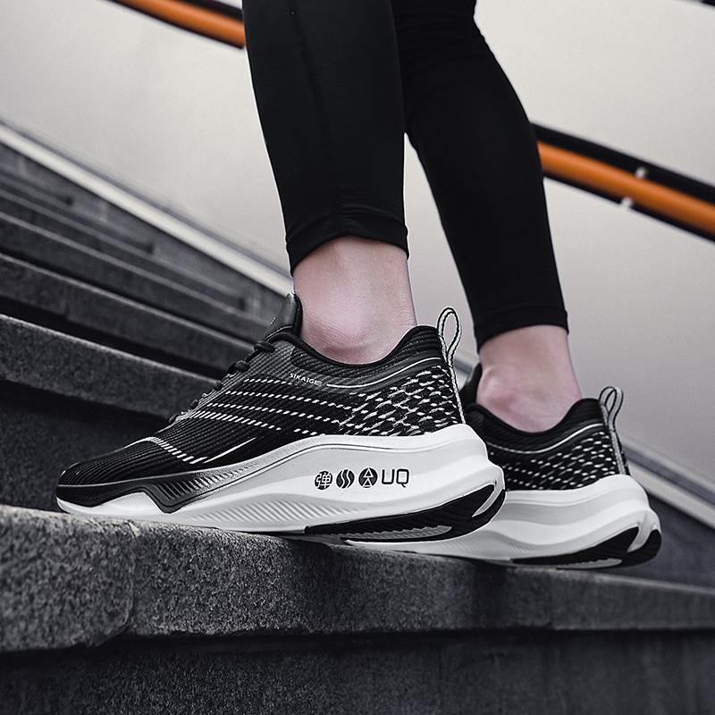 Fei electric 3 carbon plate running shoes male racing students cushioned soft sole autumn running shoes non-slip sports marathon