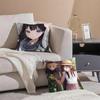 Anime Cartoon TTomorrows My GirlG Cushion Cover Throw Pillow Cover Hidden Button Durable Polyester Chair Cushion