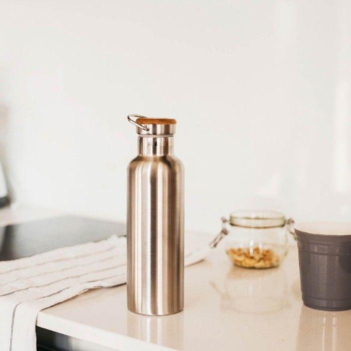 Bouteille - inox - 1000ml - gris - mixte - adulte