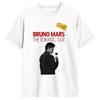 Bruno La Tour Romantique Fans de Musique Pop Soul T-Shirts Homme Drôles Coton T-shirts Col Rond Manches Courtes Vêtements Cadeau