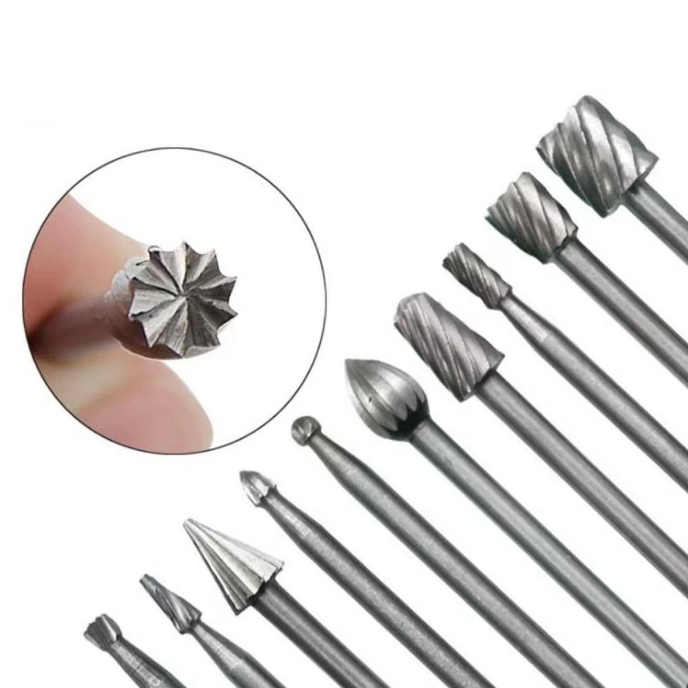 20Pcs 40mm Length Rotary Burrs Set High-Speed Steel Grinding Tool Set DIY Projects