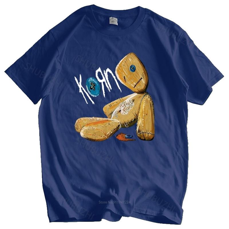 Hot sale Unisex brand t shirt summer cotton tshirt KORN ISSUES ROCK BAND NEW BLACK euro size drop shipping S