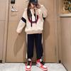 Girls 5-16Y  Autumn Winter Spring 2pcs Casual Cotton Hoodie+pants Sports Suits Teenage Kids Korean Style Outfits Children Clothing Sets
