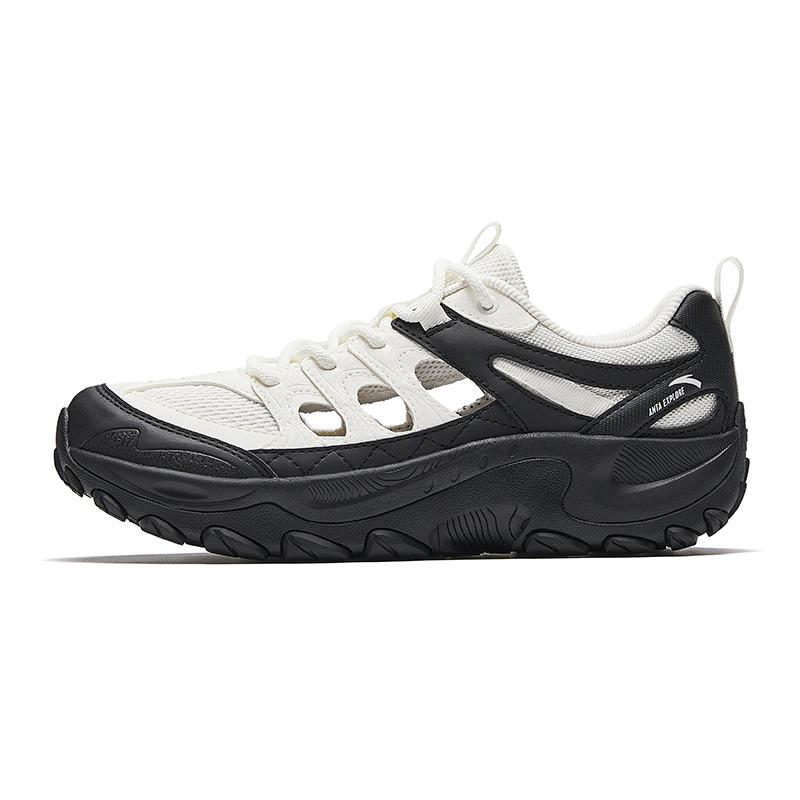 

Anta Explore Mountain Outdoor Fashion Breathable High-Value Creek Shoes Beach Sandals Kids sandals Ivory-White Basic-Black 122638534-4 36.5
