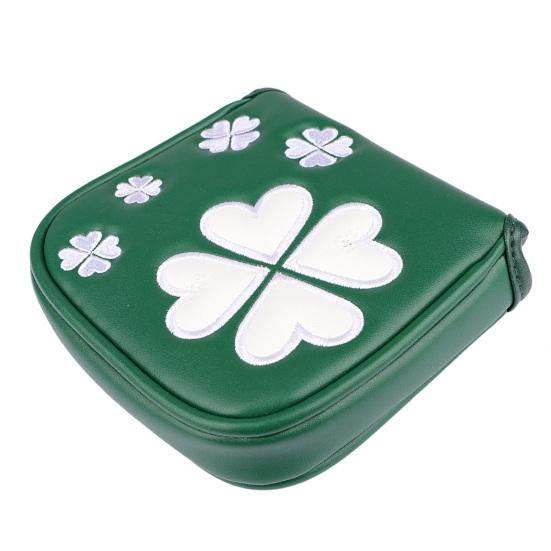 Kryt hlavy golfové hole s magnetickým zavíráním Jetel odolný proti poškrábání Vyšívaný kryt chrániče golfového hole Ochranné vybavení