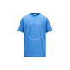 Monochrome Logo Print Crew Neck Short Sleeve T-Shirt Men Tops Navy-Blue H10918C000278390T772