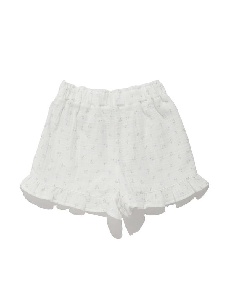 Gelato Pique Little Flower Print Gauze Shorts Limited Edition Kids' (PKFP252462) -